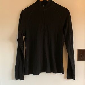 ibex Merino Wool Quarter Zip Baselayer Top
